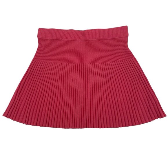 Aerie Women’s Size M Take Charge Wool Sweater Skirt Pink Punch 2778 - Picture 1 of 9